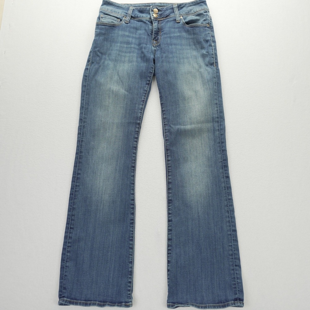 Mavi Malin Low Rise Bootcut Jeans Medium Wash Blue Denim 26/32 Y2K